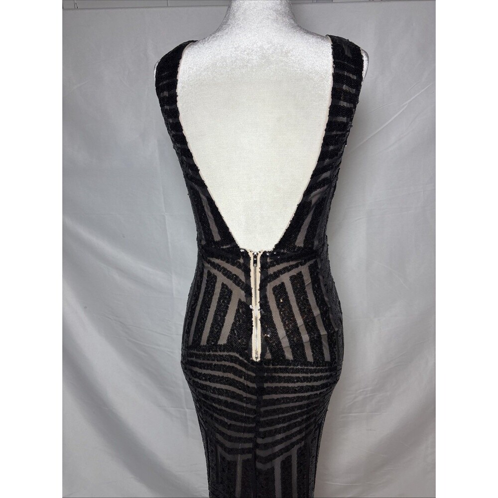 NWT Love and lemonade Womens XS Sequin Formal Gala Maxi dress - Picture 6 of 11